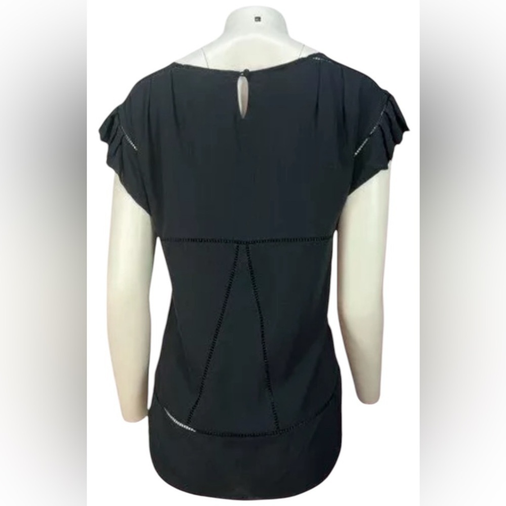 Diane Von Furstenberg %100 Silk Blouse‎ Top Size 6 - Picture 2 of 9